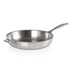 Le Creuset Stainless Steel Deep Fry Pan 5 Le Creuset Stainless Steel Deep Fry Pan -Kitchenware Sales Shop 12in ss deepfrypan 1