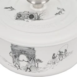 Le Creuset Harlem Toile De Jouy Signature Round Dutch Oven -Kitchenware Sales Shop 21177248351430 zoom 4
