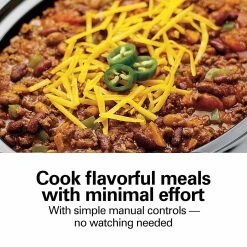 Hamilton Beach 7 Quart Oval Slow Cooker -Kitchenware Sales Shop 33176 VPA 04