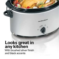 Hamilton Beach 7 Quart Oval Slow Cooker -Kitchenware Sales Shop 33176 VPA 07