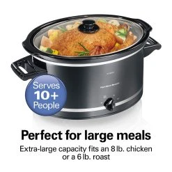 Hamilton Beach 8 Quart Slow Cooker -Kitchenware Sales Shop 33182 VPA 03