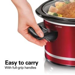 Hamilton Beach 8 Quart Slow Cooker, Red -Kitchenware Sales Shop 33184 VPA 05