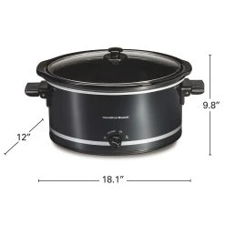 8 Quart Oval Slow Cooker -Kitchenware Sales Shop 33185F VPA 08