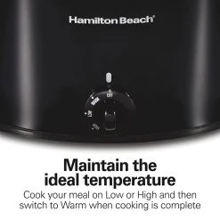 Hamilton Beach 10 Quart Extra-Large Stay Or Go® Slow Cooker -Kitchenware Sales Shop 33195 VPA 05