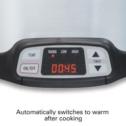 Hamilton Beach 8 Quart Programmable Countdown Slow Cooker, Silver 10 Hamilton Beach 8 Quart Programmable Countdown Slow Cooker, Silver -Kitchenware Sales Shop 33480 04TOI