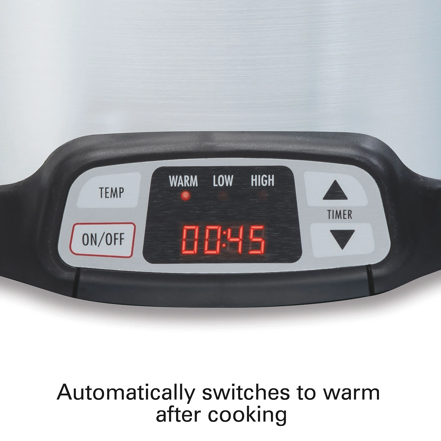 Hamilton Beach 8 Quart Programmable Countdown Slow Cooker, Silver 4 Hamilton Beach 8 Quart Programmable Countdown Slow Cooker, Silver - Image 4