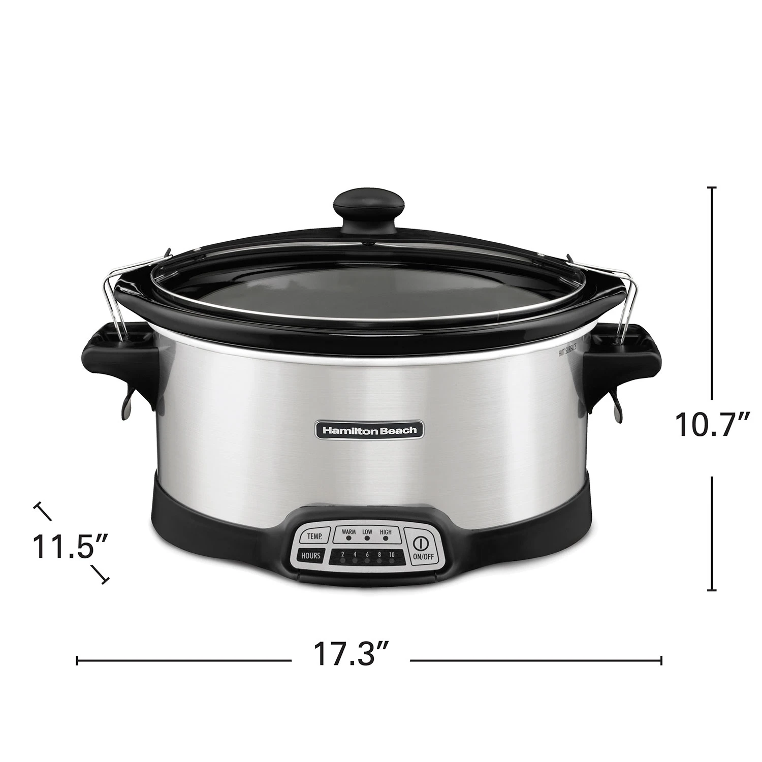 Stay Or Go® Programmable Slow Cooker, Silver 7 Stay Or Go® Programmable Slow Cooker, Silver - Image 7