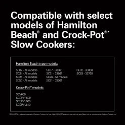 Hamilton Beach Air Fry Lid For 6 Quart Oval Slow Cookers -Kitchenware Sales Shop 33602 VPA 07