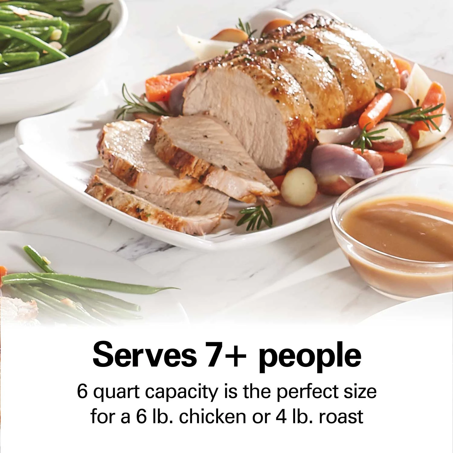 Hamilton Beach Stay Or Go® Sear & Cook 6 Quart Slow Cooker, Silver 5 Hamilton Beach Stay Or Go® Sear & Cook 6 Quart Slow Cooker, Silver - Image 5