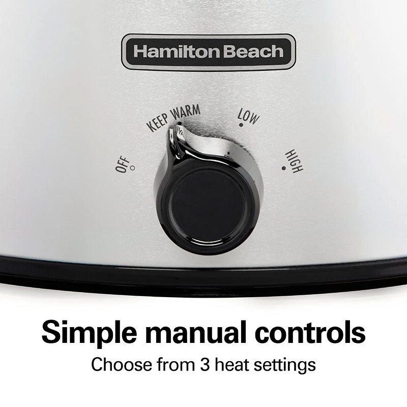 Hamilton Beach 6 Quart Oval Slow Cooker 5 Hamilton Beach 6 Quart Oval Slow Cooker - Image 5
