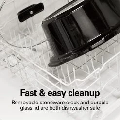 Hamilton Beach 6 Quart Oval Slow Cooker 12 Hamilton Beach 6 Quart Oval Slow Cooker -Kitchenware Sales Shop 33665 VPA 06