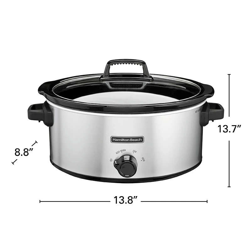 Hamilton Beach 6 Quart Oval Slow Cooker 7 Hamilton Beach 6 Quart Oval Slow Cooker - Image 7