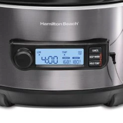 Hamilton Beach Temp Tracker™ 6 Quart Slow Cooker -Kitchenware Sales Shop 33866 05