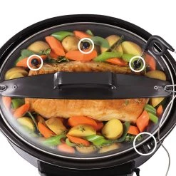 Hamilton Beach Temp Tracker™ 6 Quart Slow Cooker -Kitchenware Sales Shop 33866 09