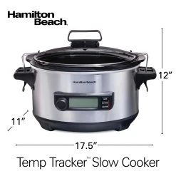 Hamilton Beach Advanced Temp Tracker™ Slow Cooker -Kitchenware Sales Shop 33867 VPA 08