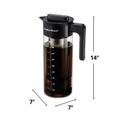 Hamilton Beach Pour Over Coffee Maker, 17 Ounce Glass Carafe -Kitchenware Sales Shop 40405R VPA 07