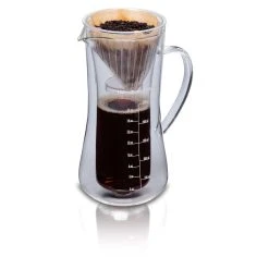 Hamilton Beach Pour Over Coffee Maker, 17 Ounce Glass Carafe