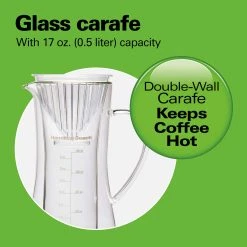 Hamilton Beach Pour Over Coffee Maker, 17 Ounce Glass Carafe -Kitchenware Sales Shop 40406 VPA 03