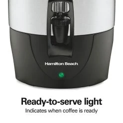 Hamilton Beach 40 Cup Coffee Urn, Black & Stainless -Kitchenware Sales Shop 40514R VPA 05