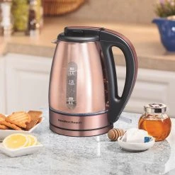 Recertified Glass & Stainless Steel With Copper Finish Kettle -Kitchenware Sales Shop 40866 04