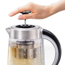 Hamilton Beach 1.7 Liter Electric Glass Kettle With Tea Steeper -Kitchenware Sales Shop 40868 04