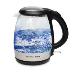 Compact 1.2 Liter Glass Kettle