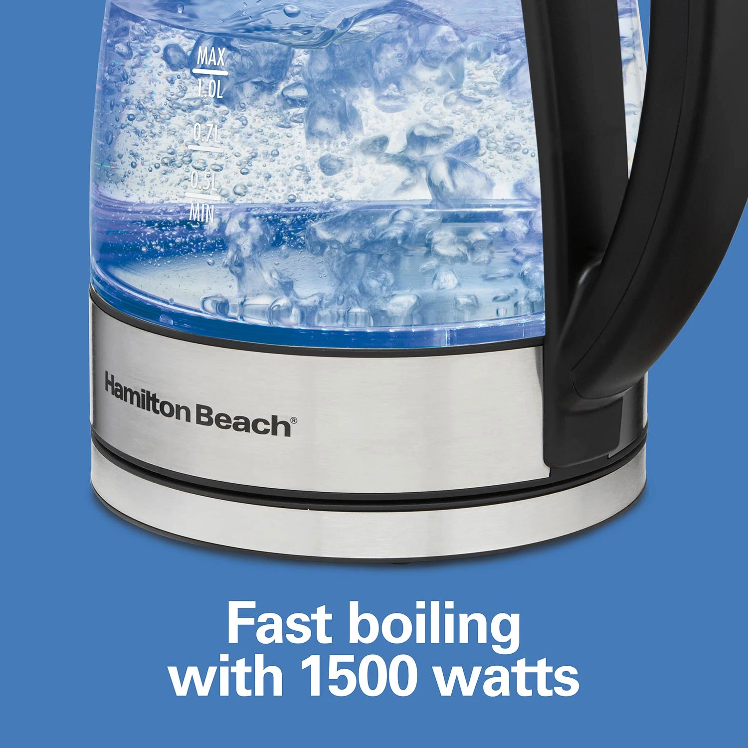 Hamilton Beach 1.7 Liter Variable Temperature Glass Kettle 2 Hamilton Beach 1.7 Liter Variable Temperature Glass Kettle - Image 2