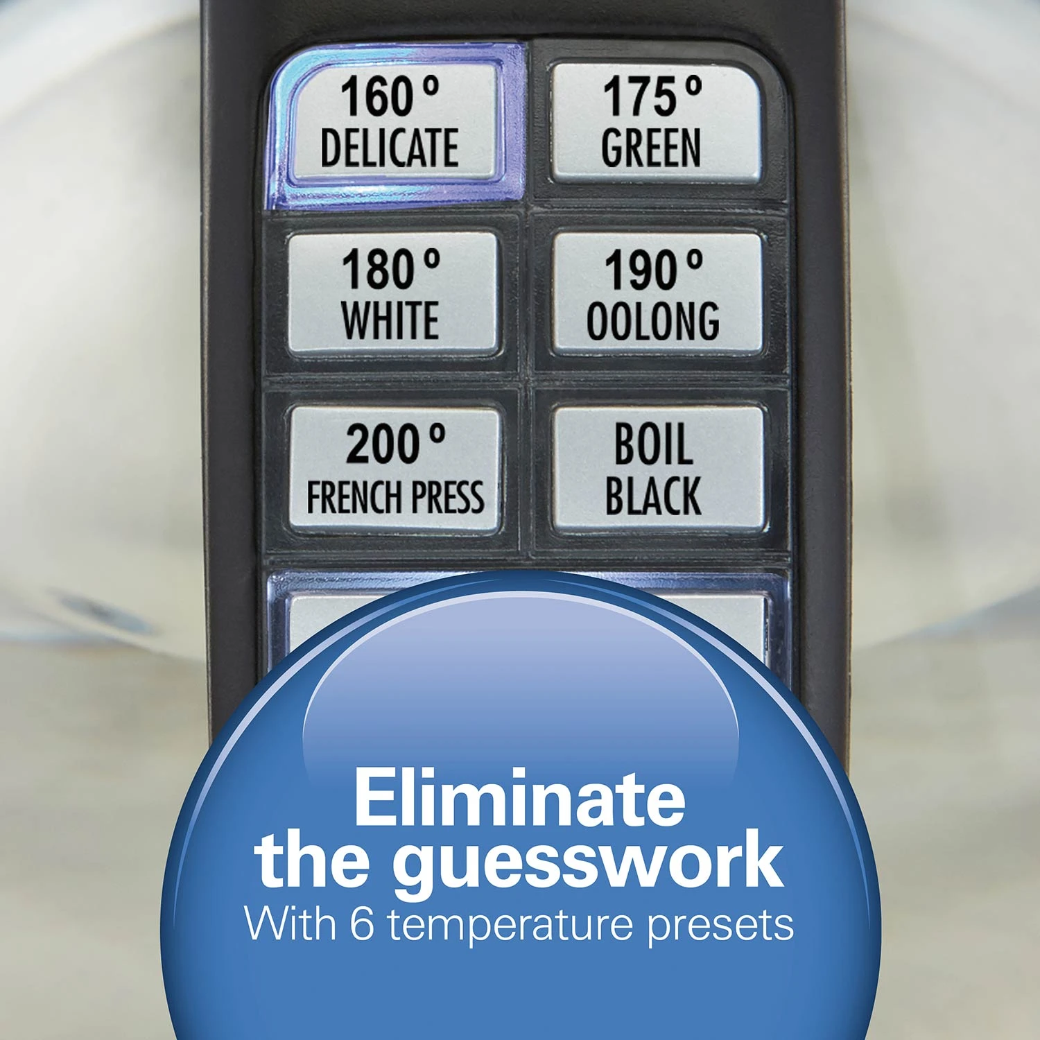 Hamilton Beach 1.7 Liter Variable Temperature Glass Kettle 4 Hamilton Beach 1.7 Liter Variable Temperature Glass Kettle - Image 4