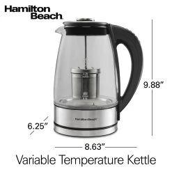 Hamilton Beach 1.7 Liter Variable Temperature Kettle -Kitchenware Sales Shop 40942 08