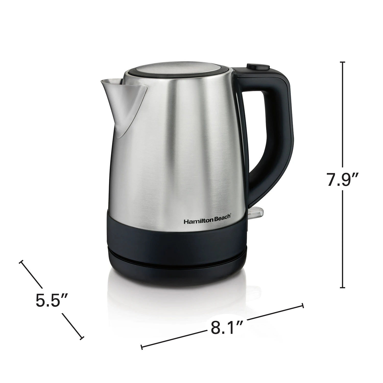 Recertified 1 Liter Stainless Steel Electric Kettle 8 Recertified 1 Liter Stainless Steel Electric Kettle - Image 8
