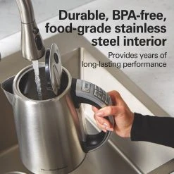 Variable Temperature Electric Kettle, Stainless Steel 11 Variable Temperature Electric Kettle, Stainless Steel -Kitchenware Sales Shop 41020R VPA 04