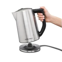 Hamilton Beach Brushed Stainless 1.7 Liter Variable Temperature Kettle -Kitchenware Sales Shop 41025 05
