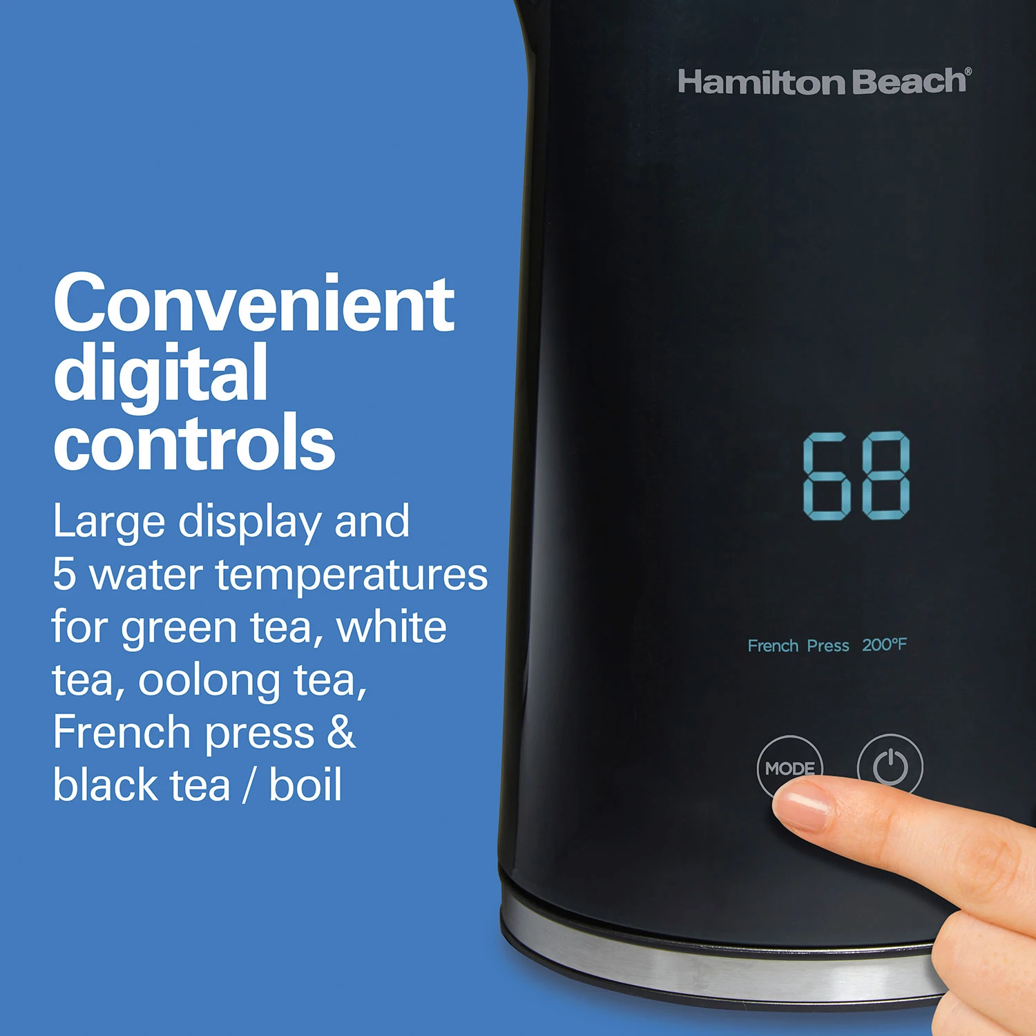 1.7 Liter Cool-Touch Digital Kettle 3 1.7 Liter Cool-Touch Digital Kettle - Image 3
