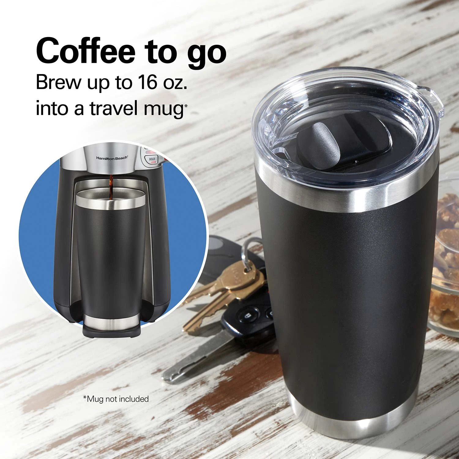 Hamilton Beach 16 Oz. Convenient Craft Rapid Cold Brew And Hot Coffee Maker 4 Hamilton Beach 16 Oz. Convenient Craft Rapid Cold Brew And Hot Coffee Maker - Image 4