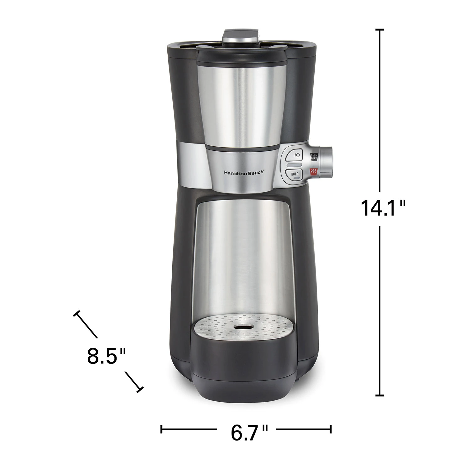 Hamilton Beach 16 Oz. Convenient Craft Rapid Cold Brew And Hot Coffee Maker 8 Hamilton Beach 16 Oz. Convenient Craft Rapid Cold Brew And Hot Coffee Maker - Image 8