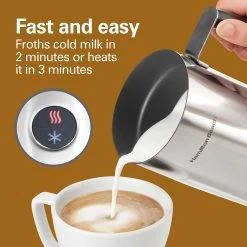 Hamilton Beach Milk Frother And Warmer Stainless Steel -Kitchenware Sales Shop 43560C VPA 07
