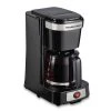 Hamilton Beach FrontFill® 5 Cup Compact Coffee Maker With Glass Carafe