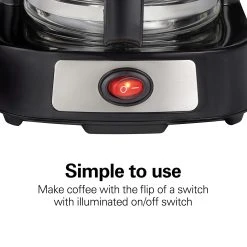 Hamilton Beach FrontFill® 5 Cup Compact Coffee Maker With Glass Carafe 13 Hamilton Beach FrontFill® 5 Cup Compact Coffee Maker With Glass Carafe -Kitchenware Sales Shop 46110 VPA 05