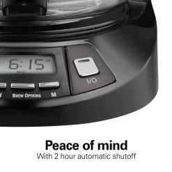 Hamilton Beach 12 Cup Programmable Coffee Maker, Black And Stainless Steel -Kitchenware Sales Shop 46293 VPA 05