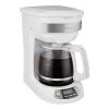 Hamilton Beach 12 Cup Programmable Coffee Maker, White