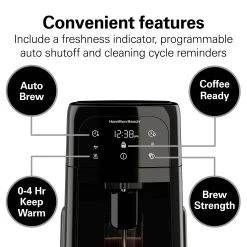 One Press® Dispensing Coffee Maker, 12 Cup -Kitchenware Sales Shop 47600 VPA 06