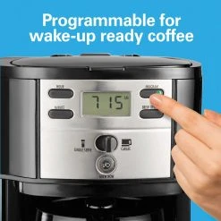 2-Way Programmable Coffee Maker, Stainless -Kitchenware Sales Shop 47650 VPA 06