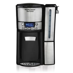 Hamilton Beach BrewStation® 12 Cup Programmable Coffee Maker With Removable Water Reservoir, Black & Stainless