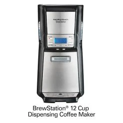 Hamilton Beach BrewStation® 12 Cup Programmable Coffee Maker Black & Stainless -Kitchenware Sales Shop 48465 BrewStation CoffeeMaker SummitUltra 01