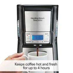 Hamilton Beach BrewStation® 12 Cup Programmable Coffee Maker Black & Stainless -Kitchenware Sales Shop 48465 BrewStation CoffeeMaker SummitUltra 04
