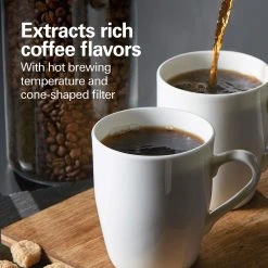 Hamilton Beach 12 Cup Programmable Coffee Maker For Cone Filters -Kitchenware Sales Shop 49465R VPA 04