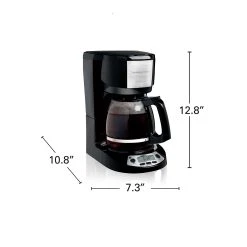 Hamilton Beach 12 Cup Programmable Coffee Maker With 3 Settings -Kitchenware Sales Shop 49615 VPA 08
