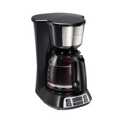 Hamilton Beach 12 Cup Programmable Coffee Maker, Stainless Steel Accents
