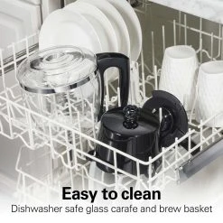 Hamilton Beach 12 Cup Programmable Coffee Maker, Stainless Steel Accents -Kitchenware Sales Shop 49630 VPA 06