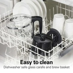 Hamilton Beach 12 Cup Coffee Maker With Stainless Steel Accents -Kitchenware Sales Shop 49631 VPA 04